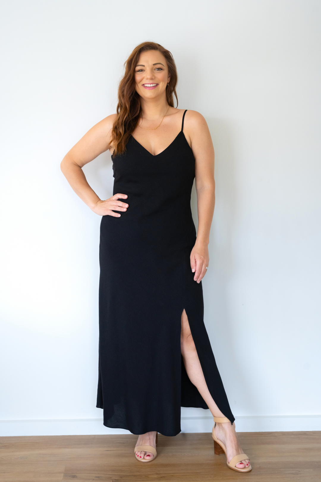 West End Slip Dress - Black