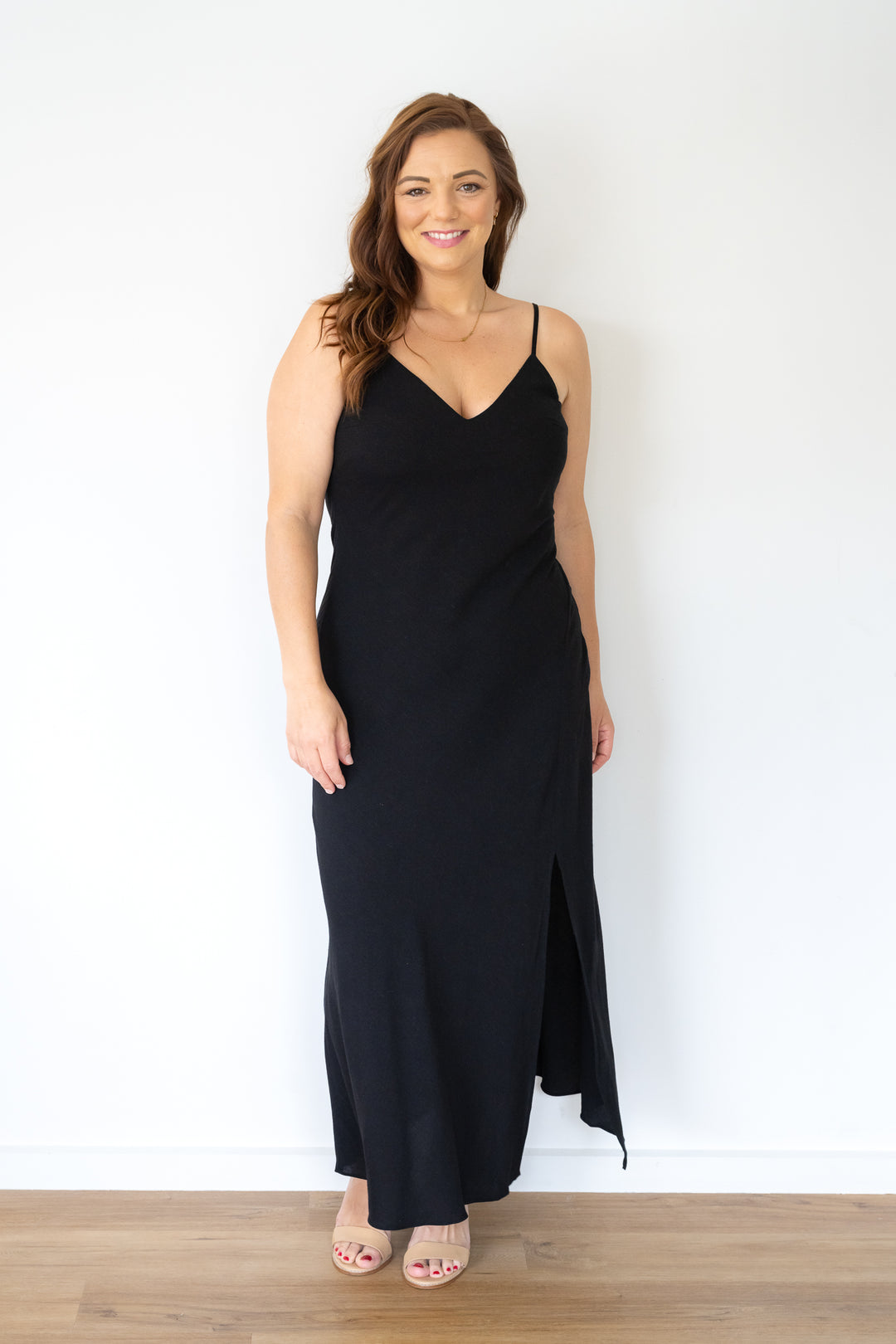 West End Slip Dress - Black