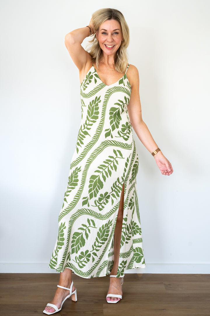 Vine Dress - Green