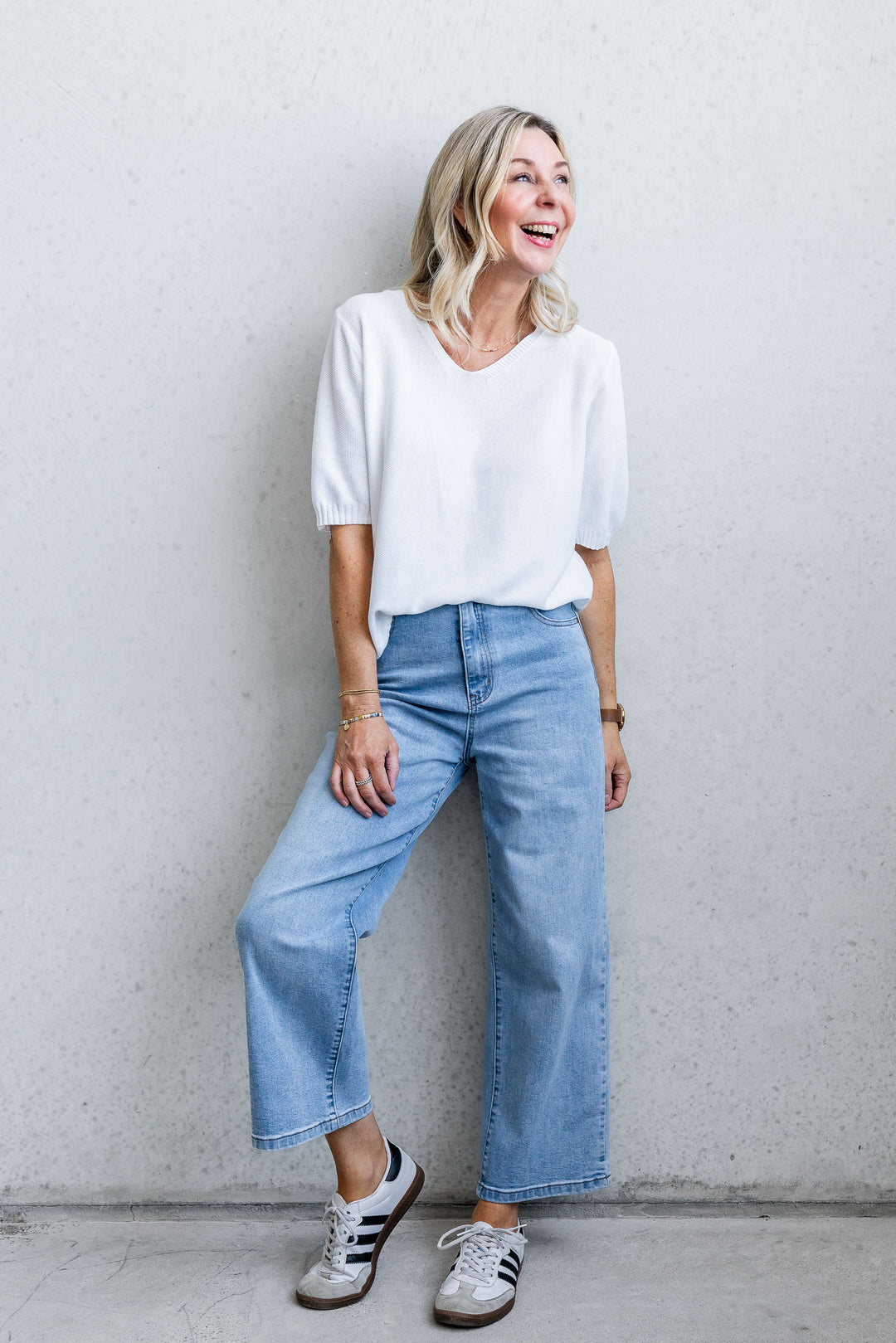 Casey Crop Jean - Light Wash