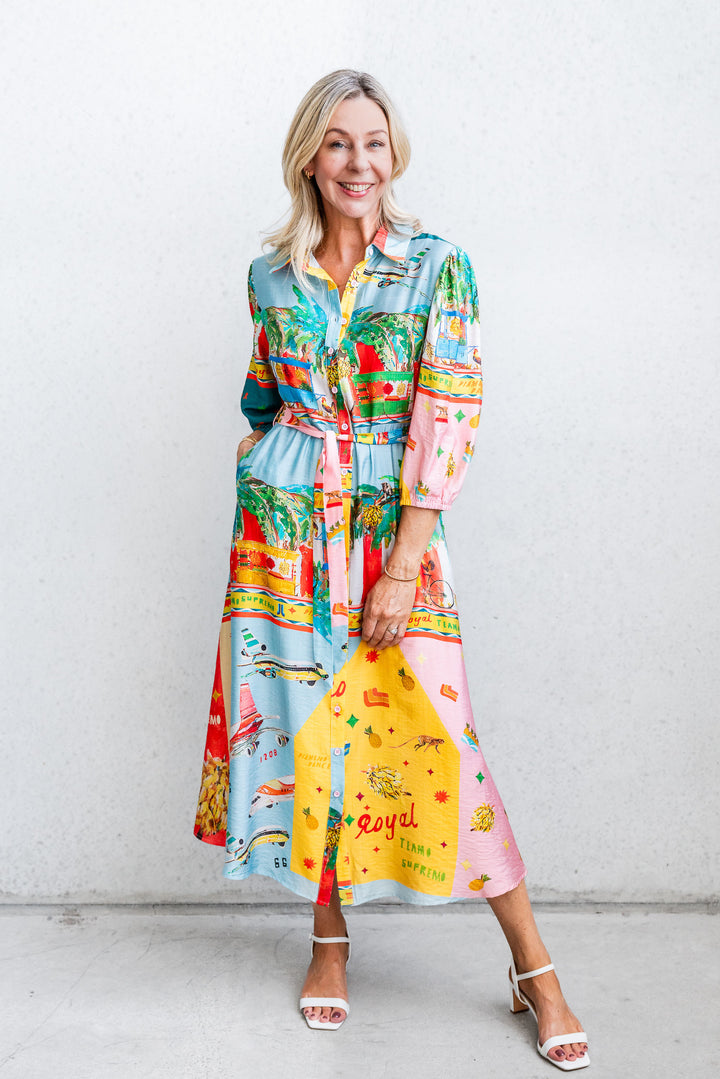 Apple Cart Midi Dress