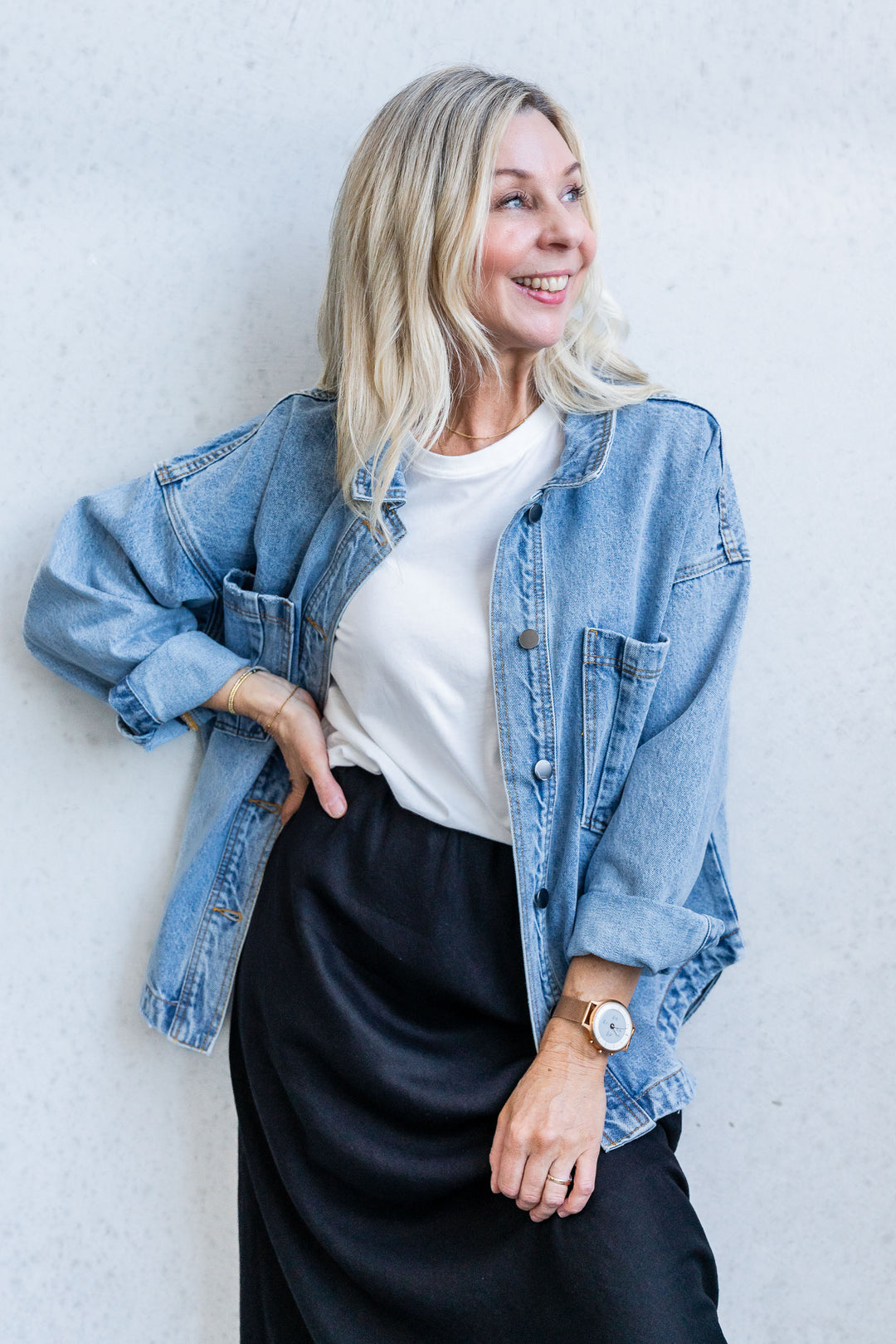 Licorice Linen Skirt