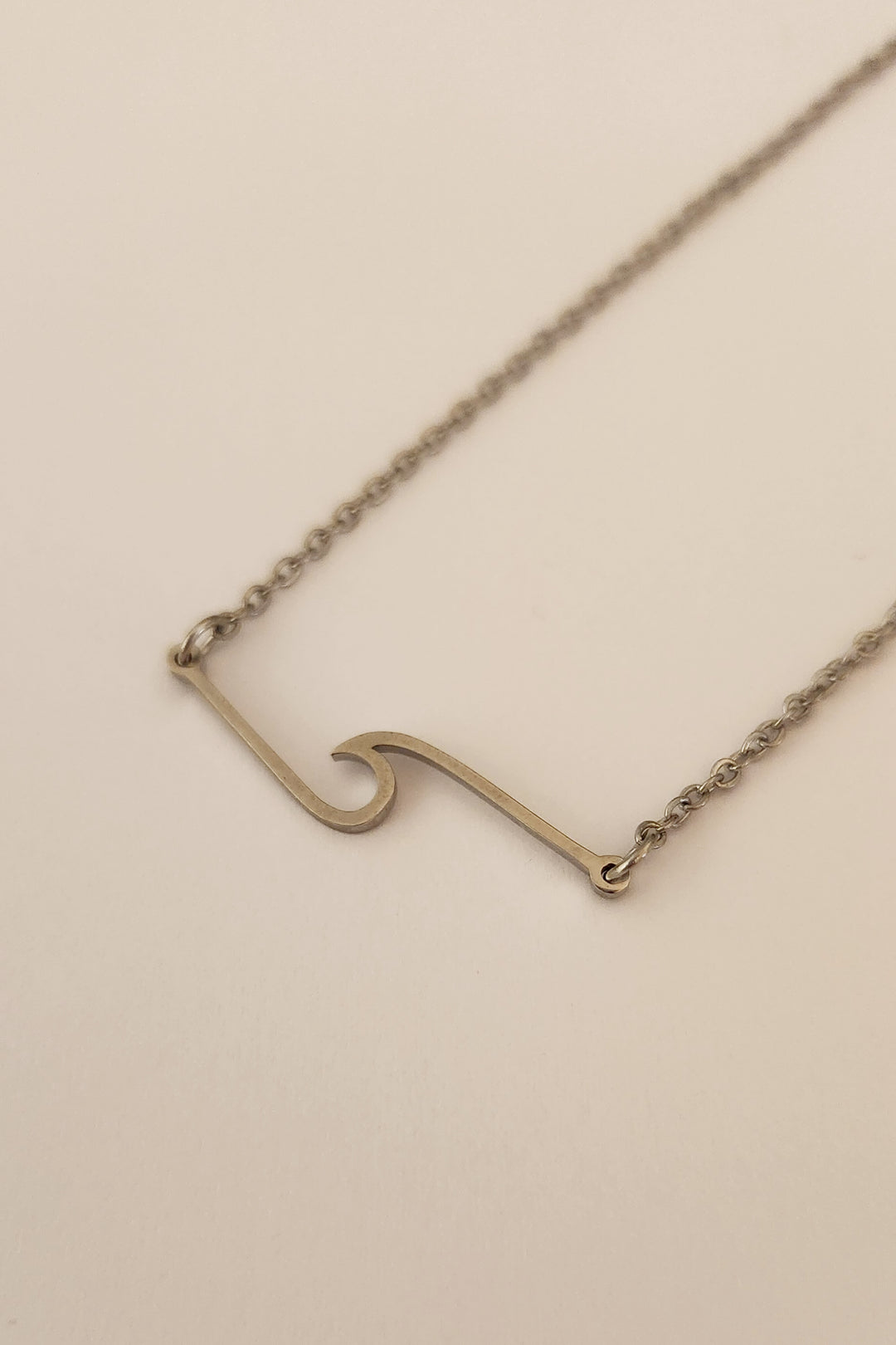 Wave Necklace - Silver