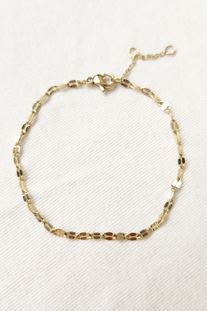 Petal Link Bracelet - Gold