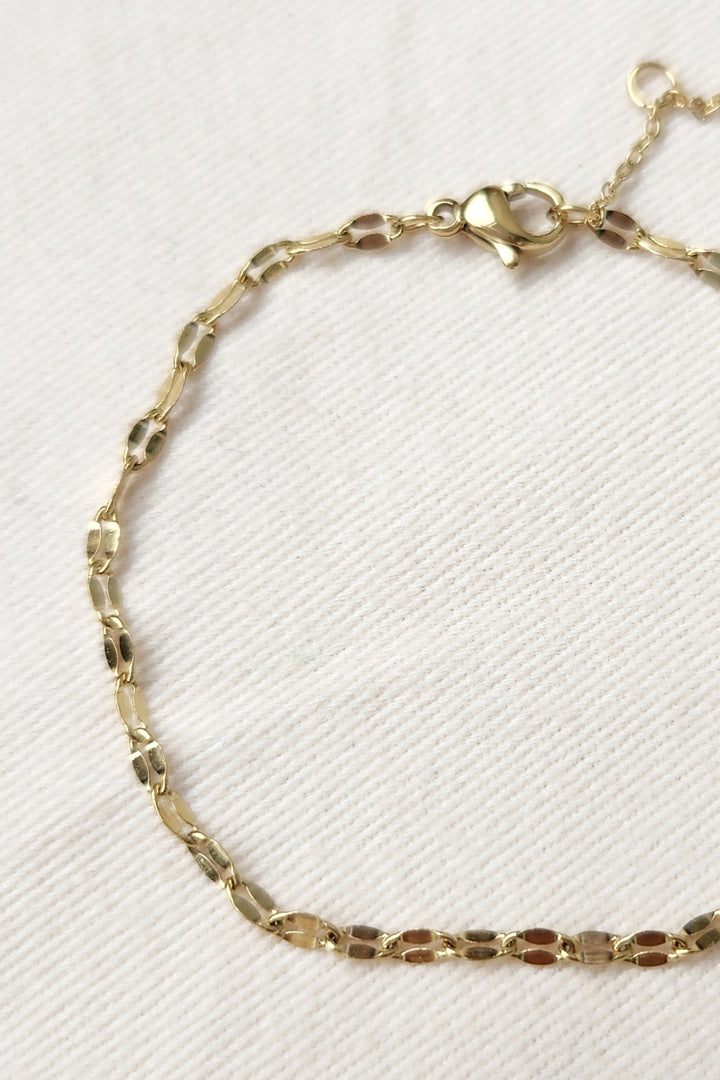 Petal Link Bracelet - Gold