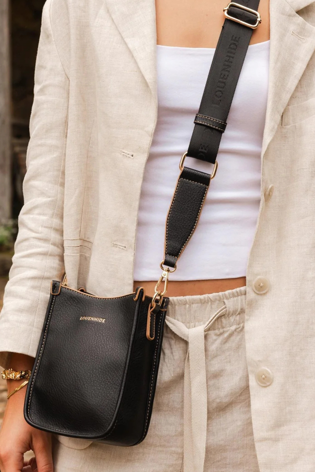 Parker Phone Crossbody Bag - Black