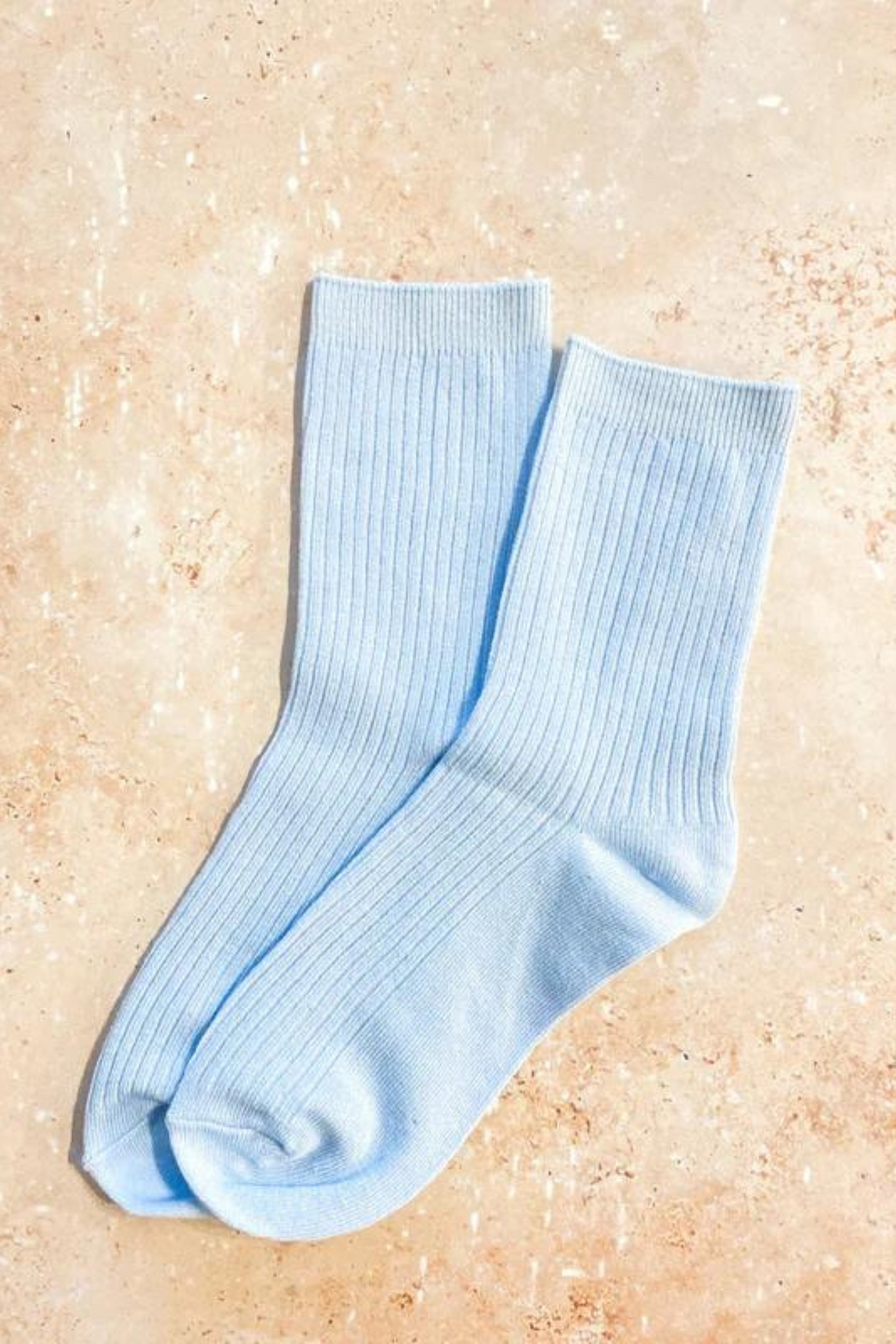 Rib Sock - Baby Blue