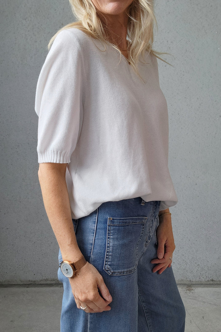 Finlay Knit Top - White