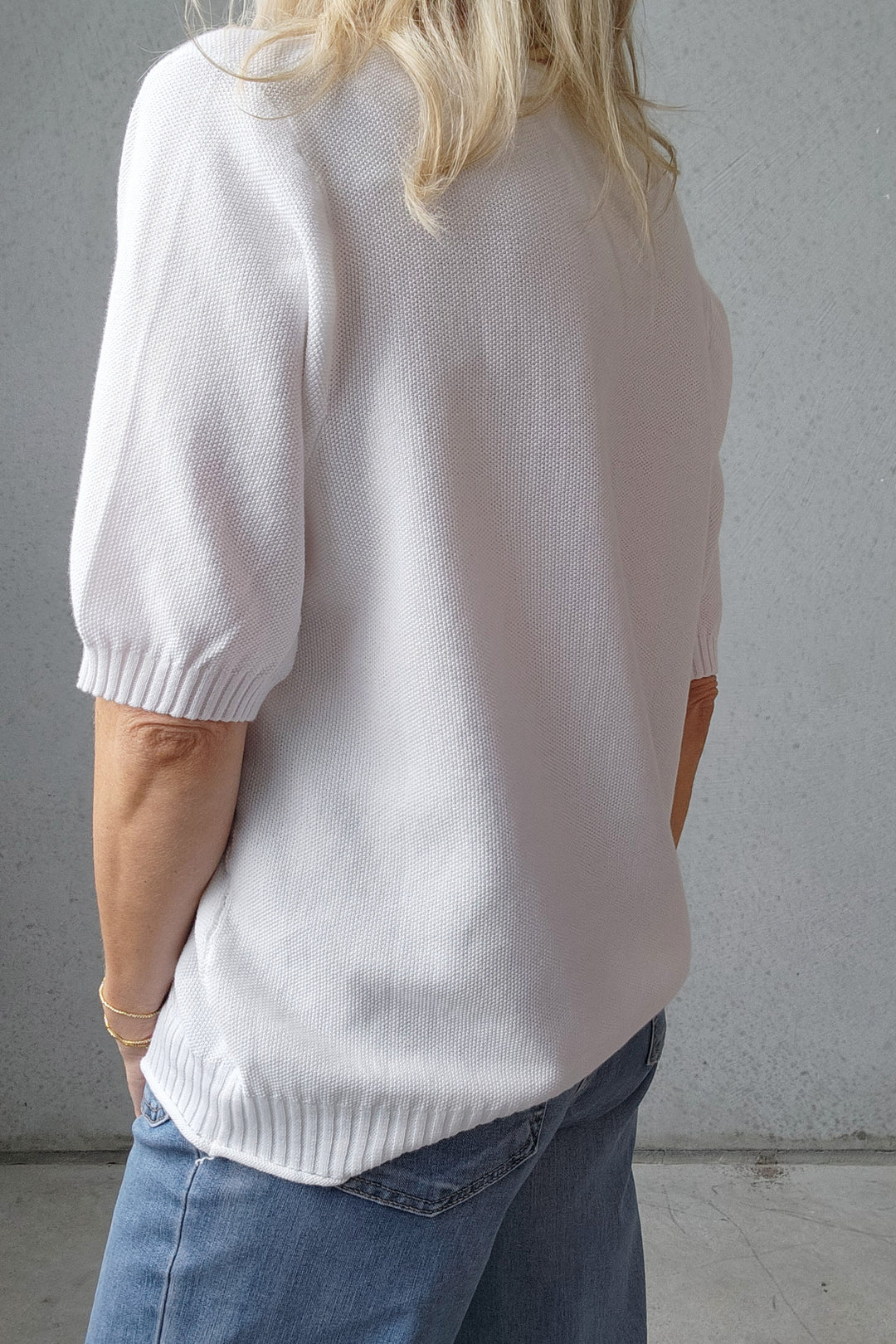 Finlay Knit Top - White